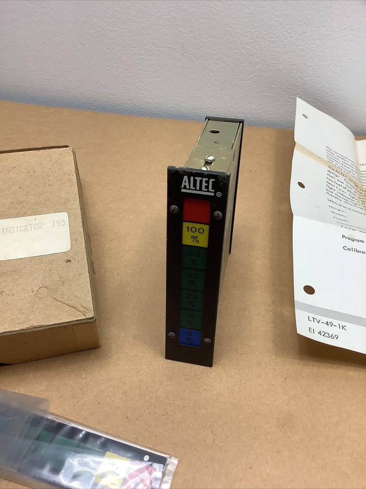 Altec 9713A Volume Level Display NEW IN BOX*