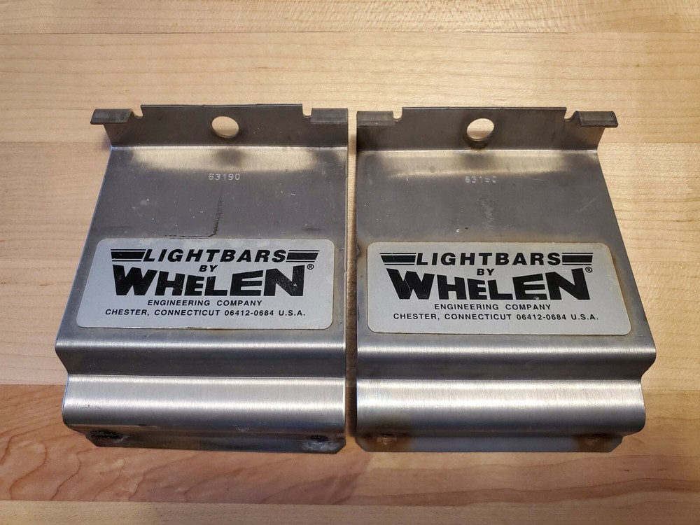 WHELEN Edge Liberty Lightbar Mounting Gutter Strap Light Bar Bracket 63190 CVPI