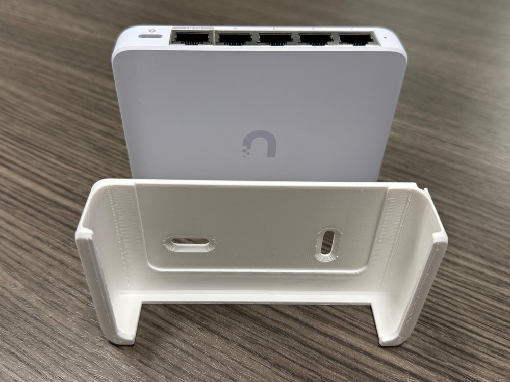 Wall Mount for Unifi USW Flex Mini 2.5g Network Switch and Includes Screws!