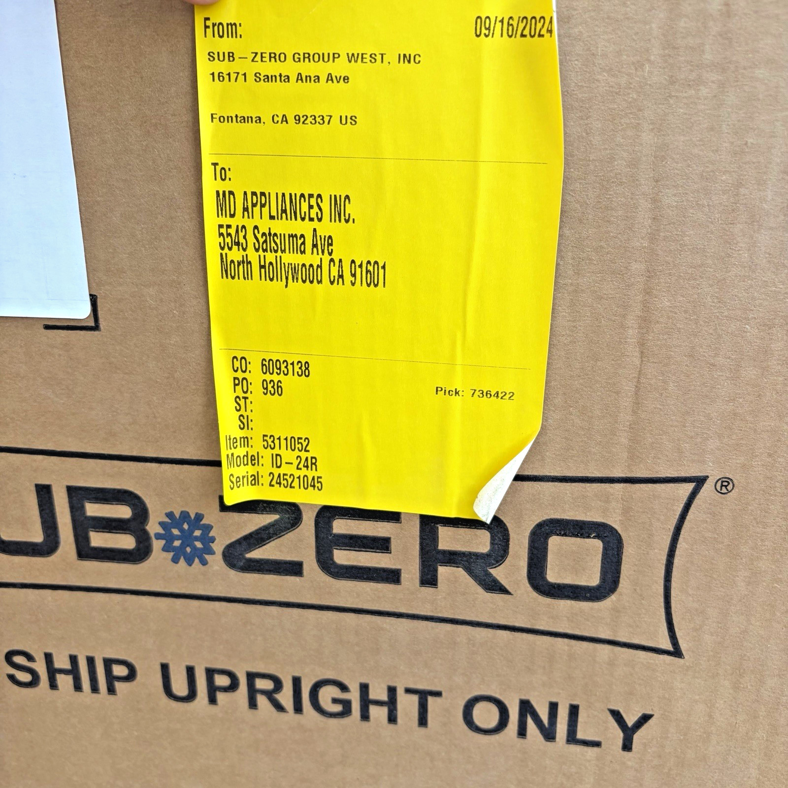 Sub-Zero ID-24R 24" Integrated Double Drawer Smart Refrigerator (Panel Ready)