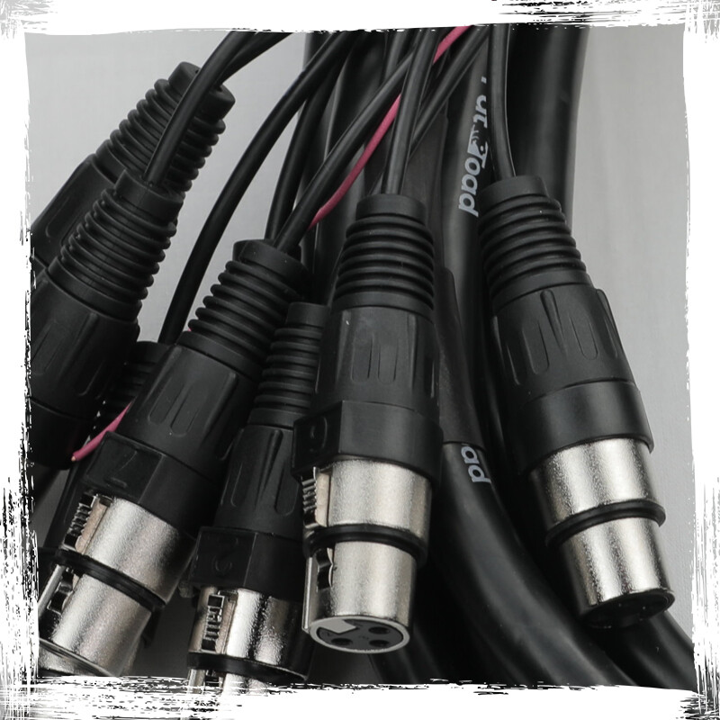 XLR Snake Cable (8 Channels) 20 FT by FAT TOAD | Patch Studio, Stage, Live Sound
