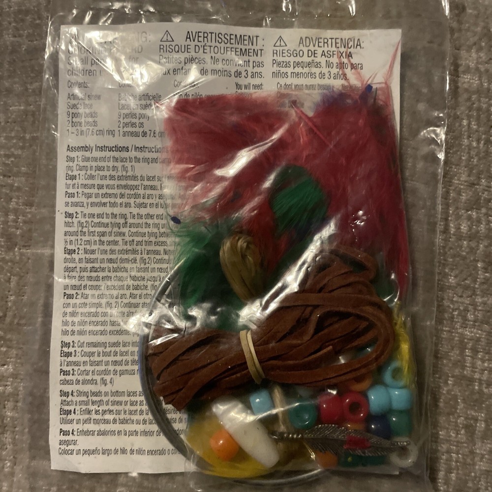 ArtMinds Leather Crafting Kit Mini Dreamcatcher 3in
