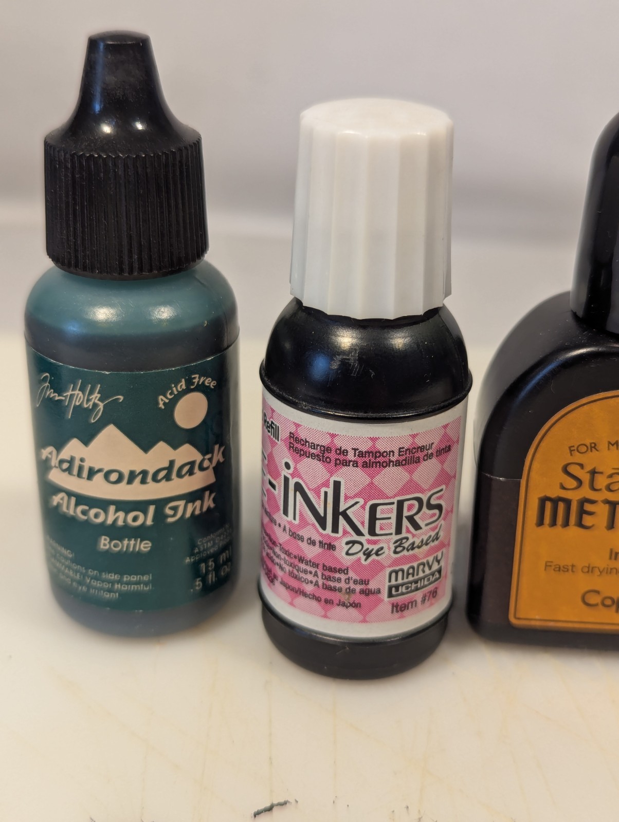 Tim Holtz Distress Adirondack Marvy Stazon Inks Lot of 47 Assorted Colors Used