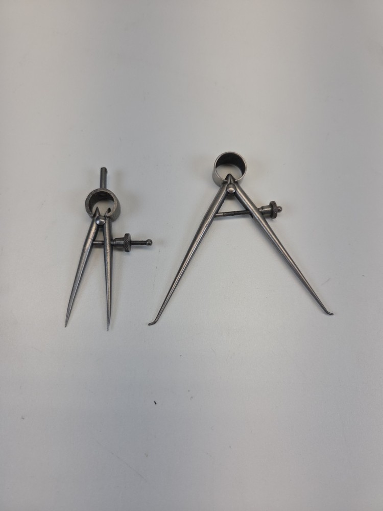 Vintage Lufkin Spring Inside Caliper And Divider