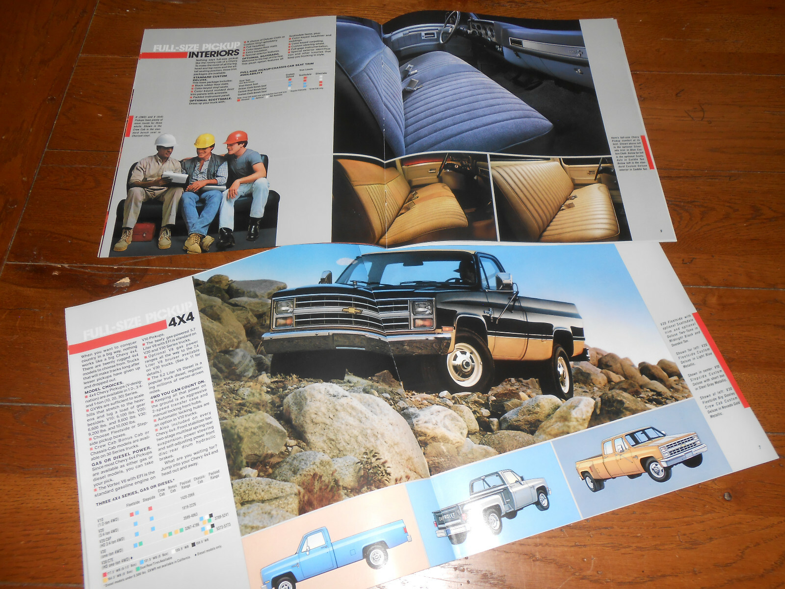 1987 CHEVROLET C/K PICKUP TRUCK BROCHURE 1500 2500 3500 / 16 p. 87 CHEVY CATALOG