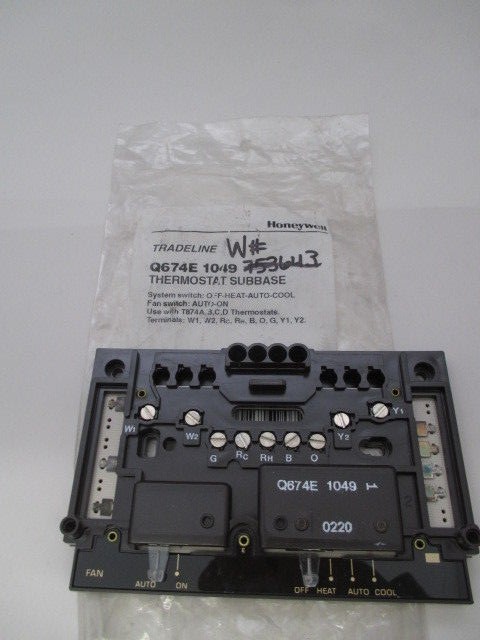 Honeywell Q674E1049 Subbase