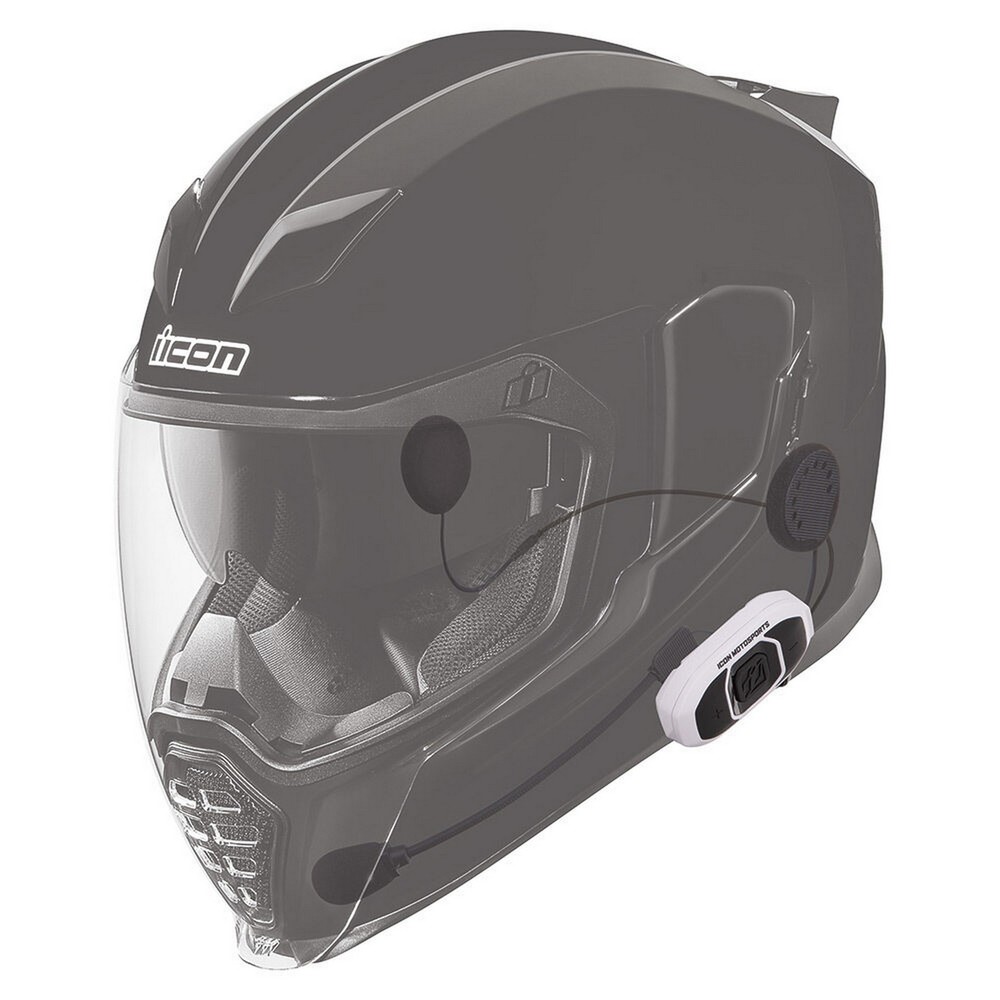 Icon Rau Four-Way Intercom Bluetooth Motorcycle Helmet Communicator