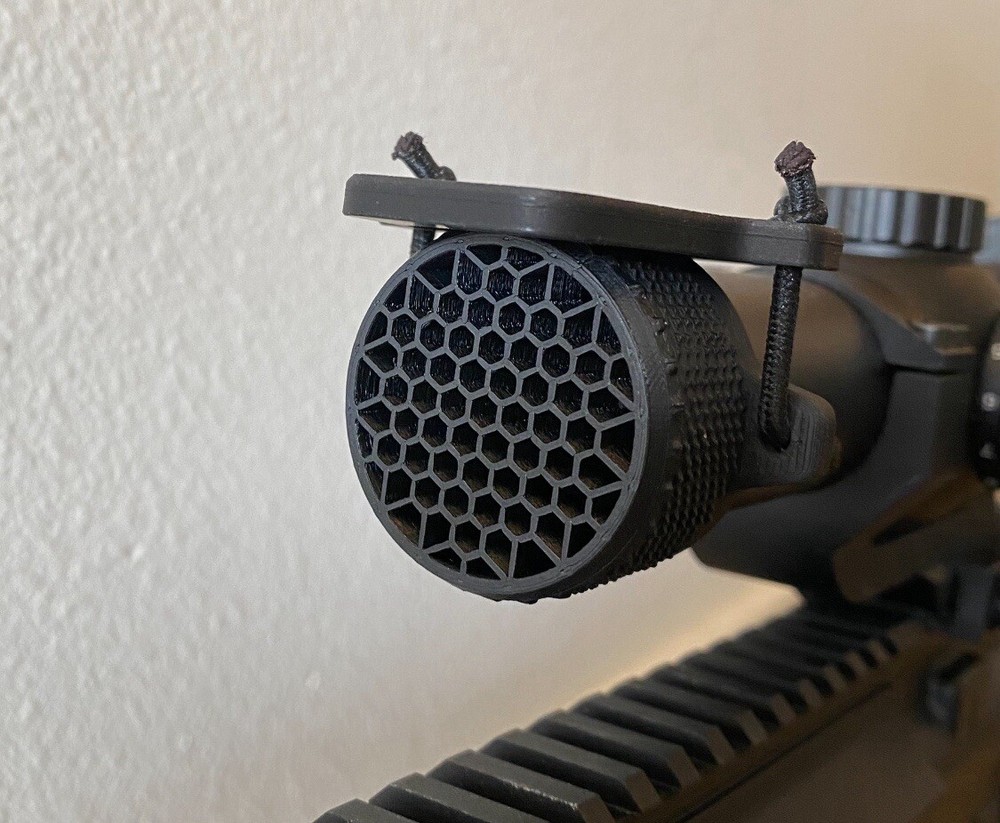 CUSTOM ARD (Anti Reflective Device) Killflash Elastic Flip Cover LPVO Scope