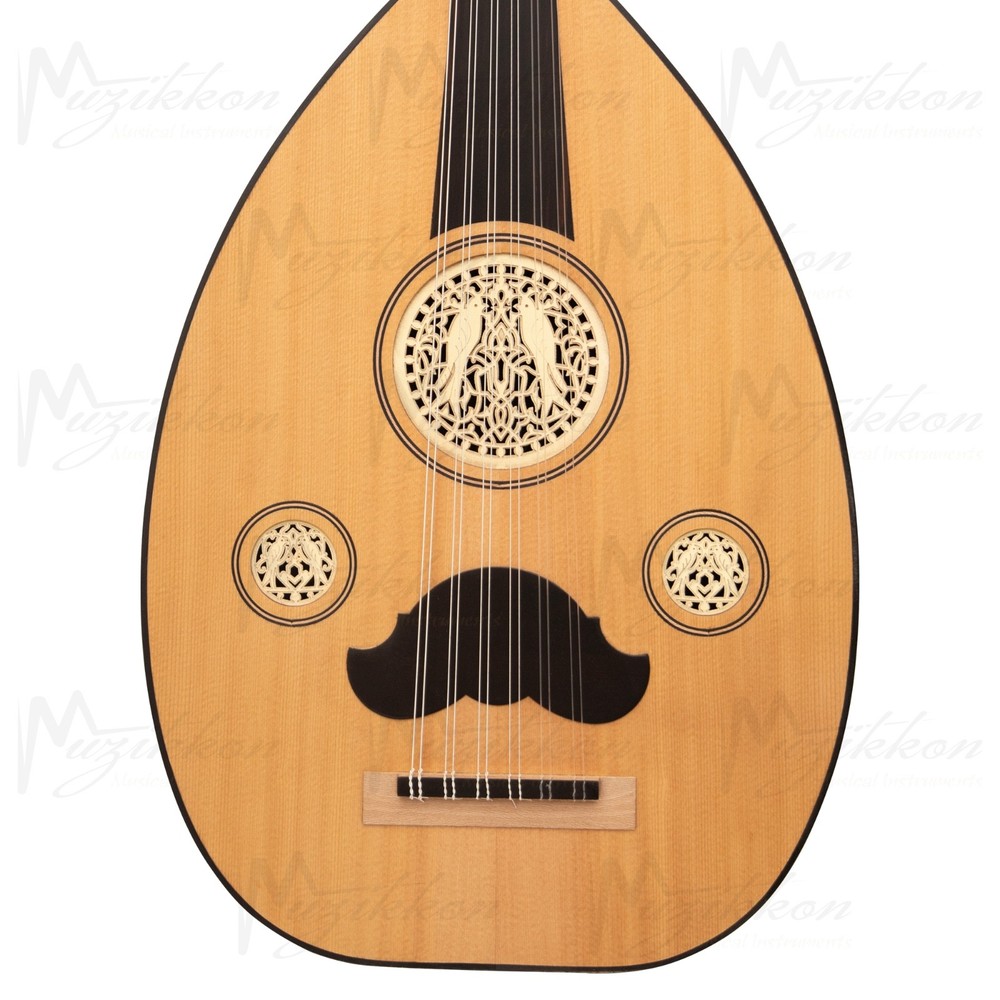 Muzikkon Arabic Oud 12 String Mahogany
