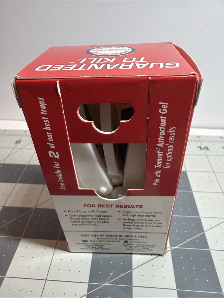 Tomcat Press 'N Set Mechanical Mouse Trap (2-Pack) Tomcat