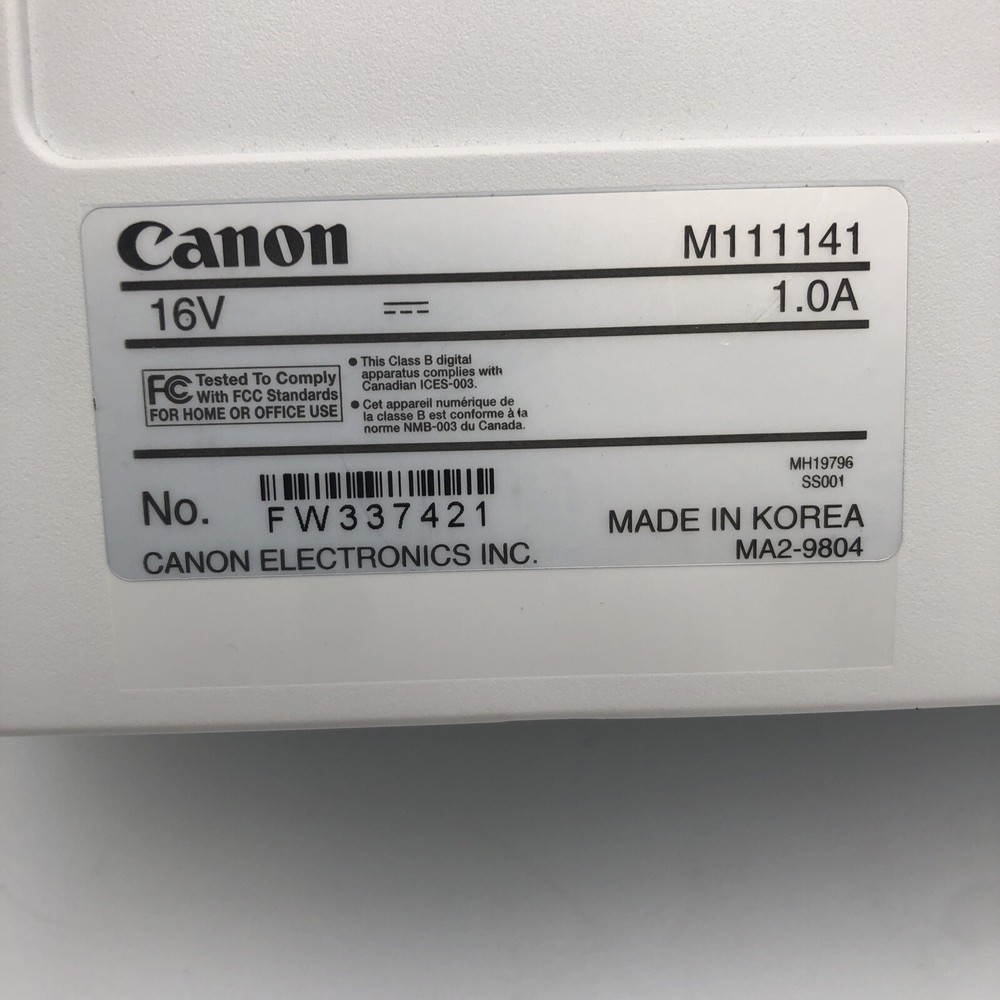 USED Canon ImageFORMULA DR-C130 Document Scanner POWER TESTED ONLY READ