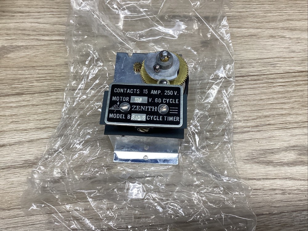 Zenith Electric Cycle Timer Model B210S 115V 60 Cycle 15A #800D90*CO