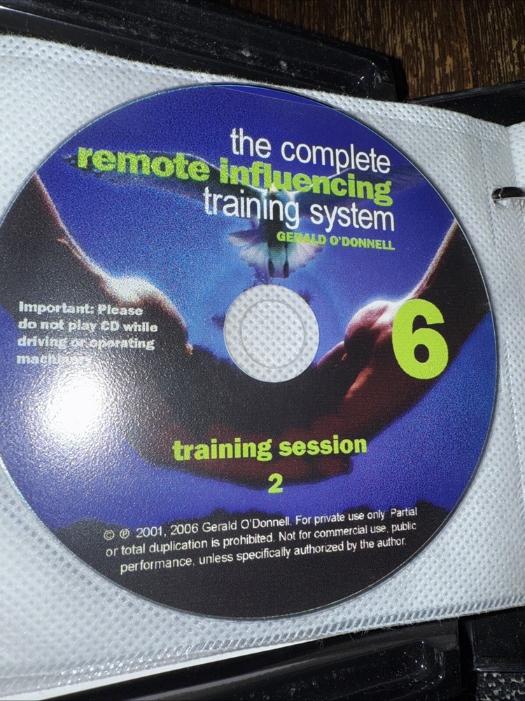 GERALD O'DONNELL "ARVARI Remote Influencing" *Missing 2 Discs* Please READ