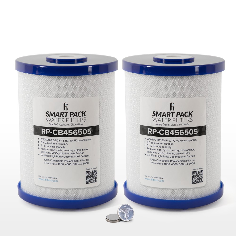 Smart Pack Royal Prestige Replacement Filter – 0.5 Micron Coconut Shell - 2 Pack