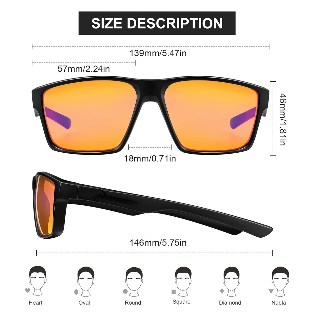 Blue Light Blocking Glasses Gaming Computer Glasses Powerful Professional Scr...