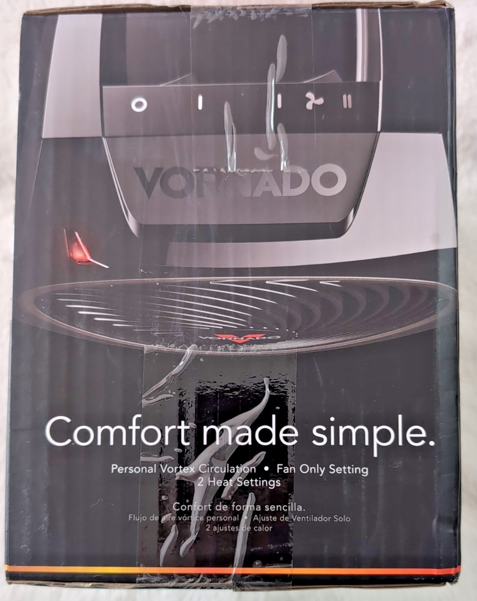 NEW - Vornado Vh5 375/750W Electric Personal Heater -S&H PAID BY US