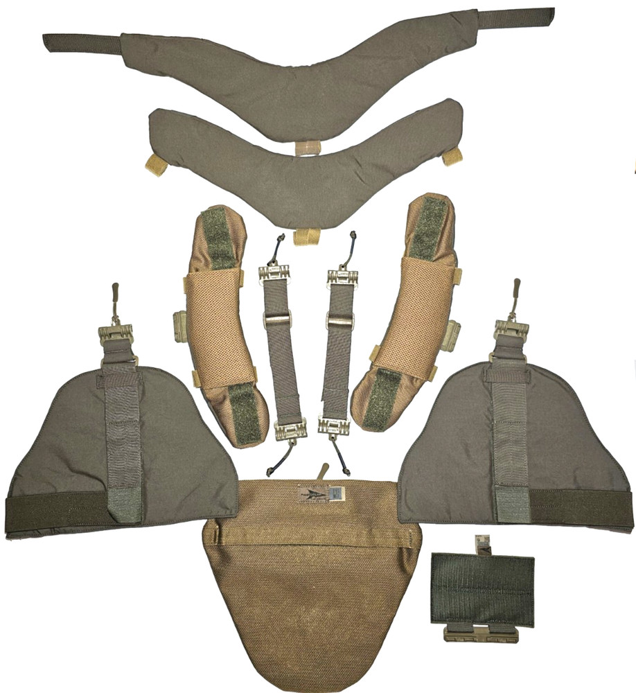 FirstSpear MASS Tubes COMPLETE CARRIER SYSTEM Ranger green insert covers set SOF