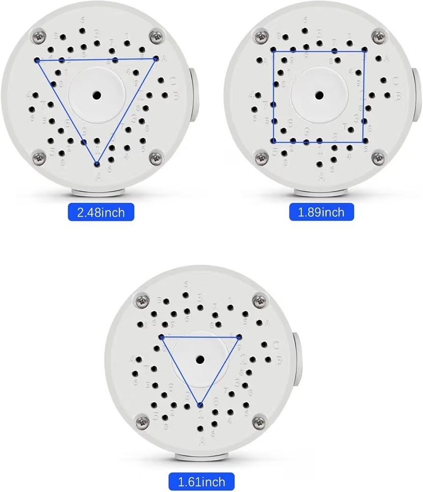 Compatible with Bullet Cameras Universal Bullet Security Camera Base Junction Bo