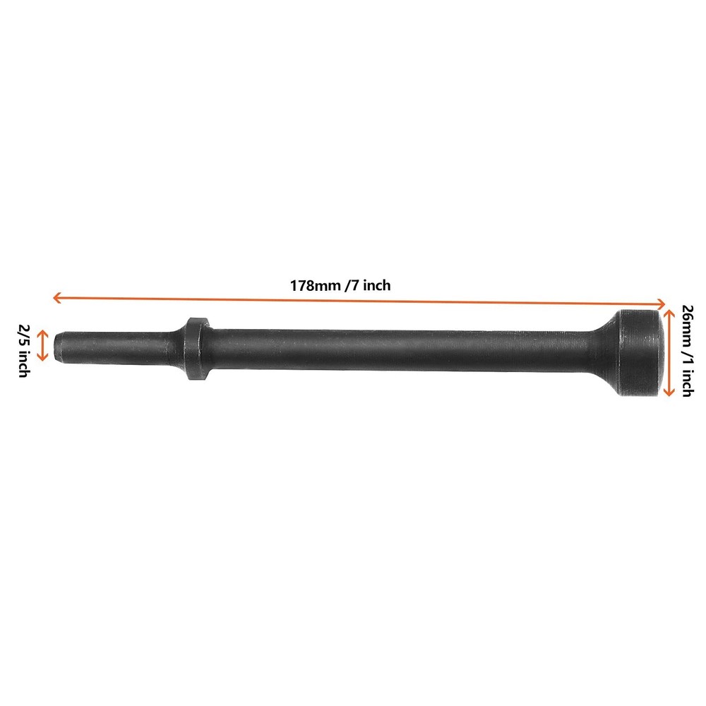 2 PCS 2/5" Diameter 7 Inch Air Hammer Bits, Pneumatic Chisel Bits Tools for R...