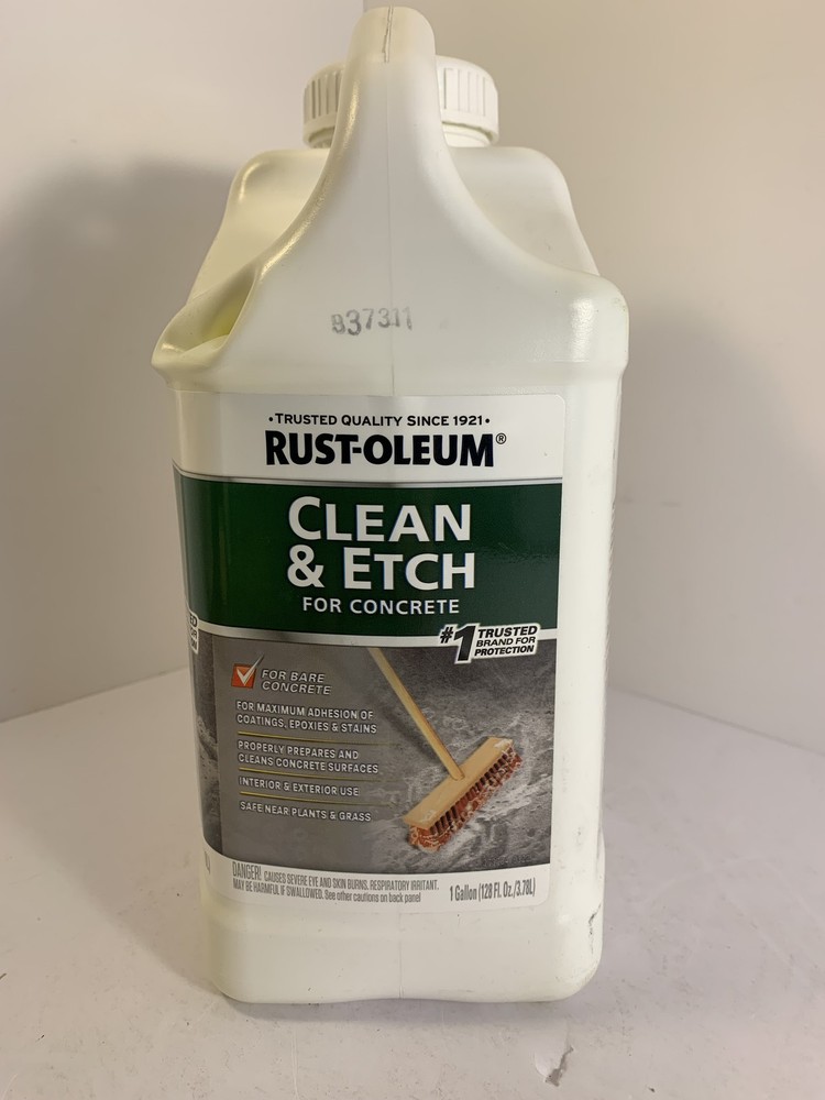 Rust-Oleum Clean & Etch for Concrete 1 Gallon Cleaner & Surface Prep