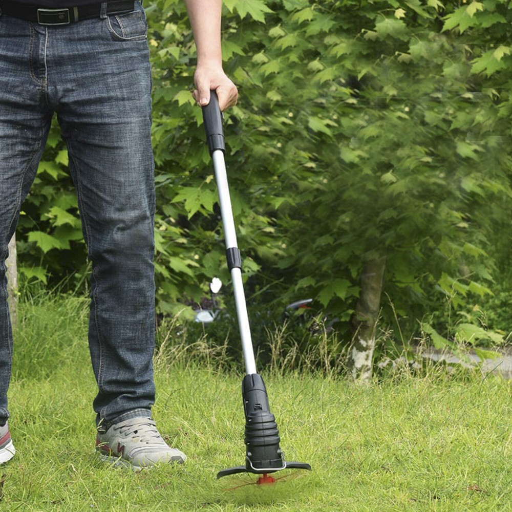 Electric Cordless Grass Trimmer Rechargeable Grass String Trimmer Weed Cutter