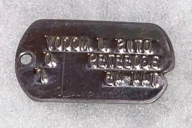 Otis McCoy T-44 Single Dog Tag