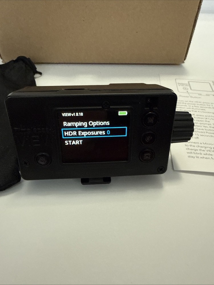 Timelapse VIEW Intervalometer Canon Sony Turns On