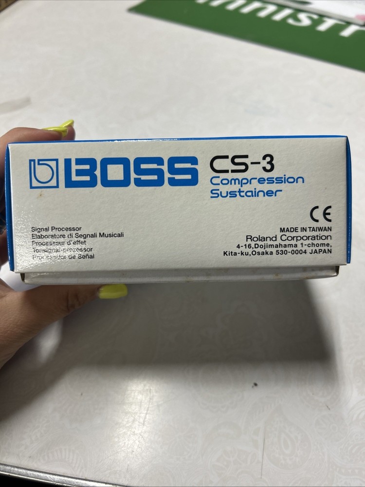 Boss CS-3 Compression Sustainer Pedal, New!