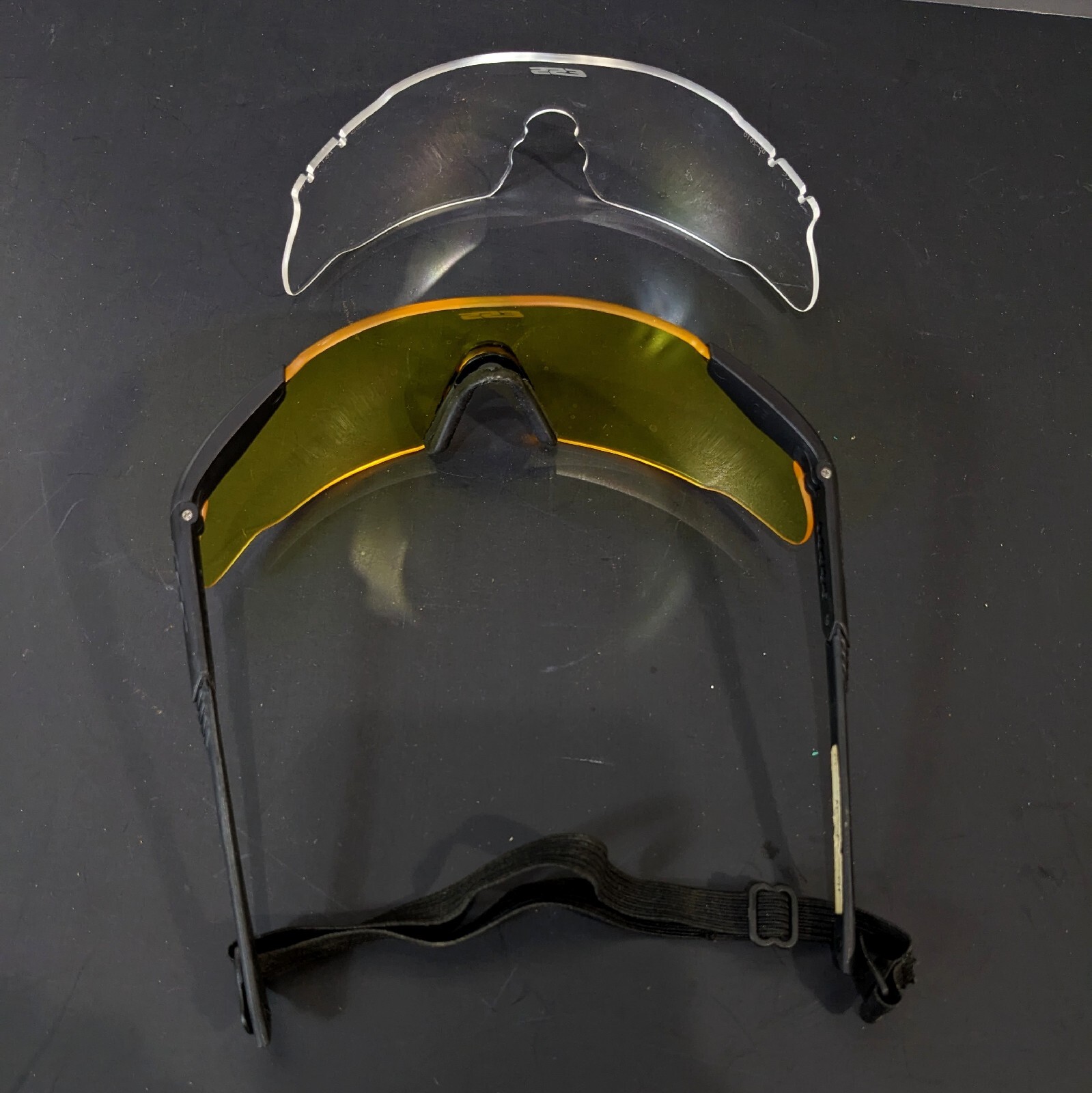 ESS ICE Military GlassesYellow Lense and Clear (Light Scratches)