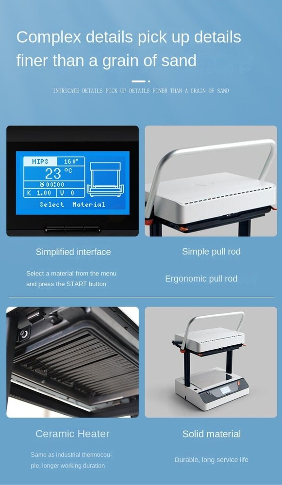 Manual Plastic Vacuum Forming Machine Small Blister Vacuum Forming Machine