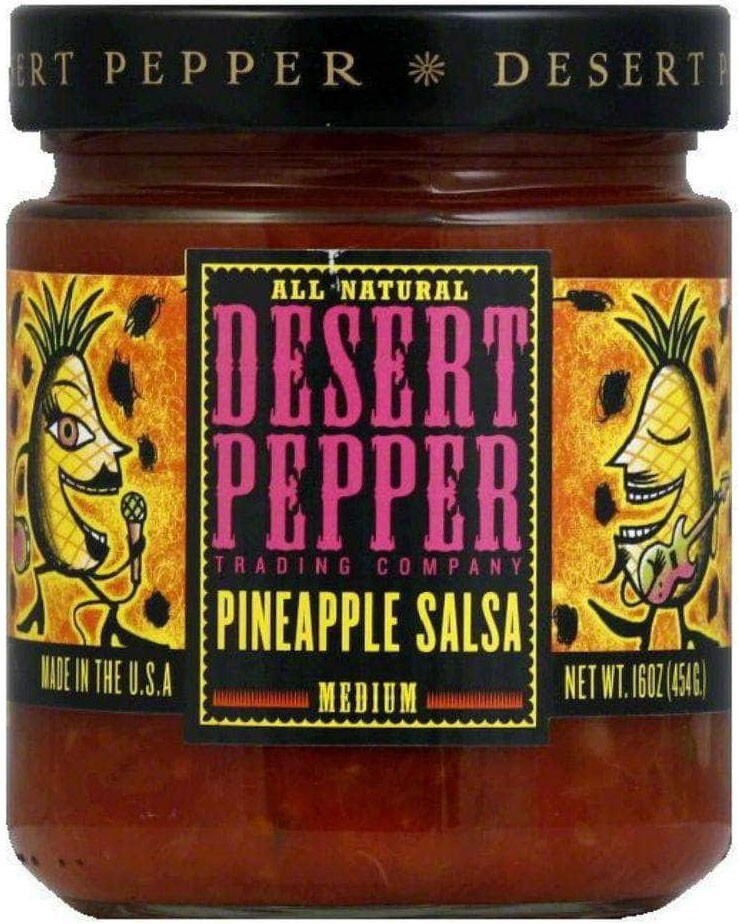 Desert Pepper Pineapple Salsa - Medium - 16 oz