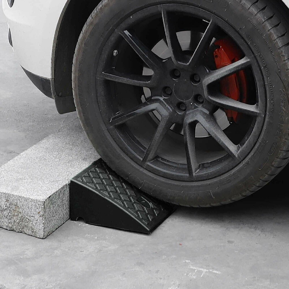 2 Pack 2'' Rise Driveway Curb for Ramps,Driveway Ramp Car Slope Ramp for Loading