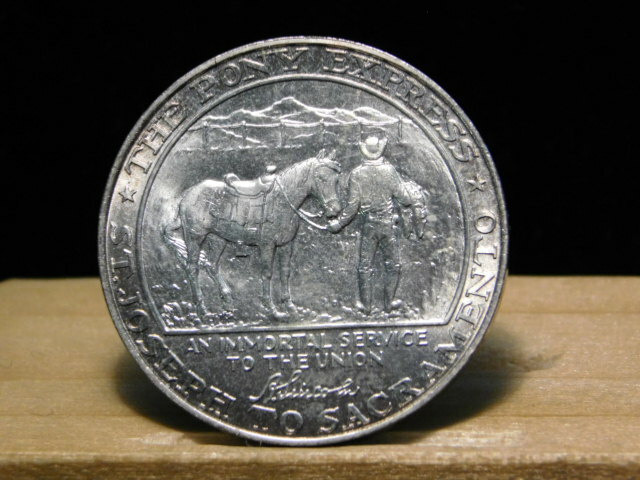 Pony Express Termination Centennial 1961 So-called dollar struck in silver