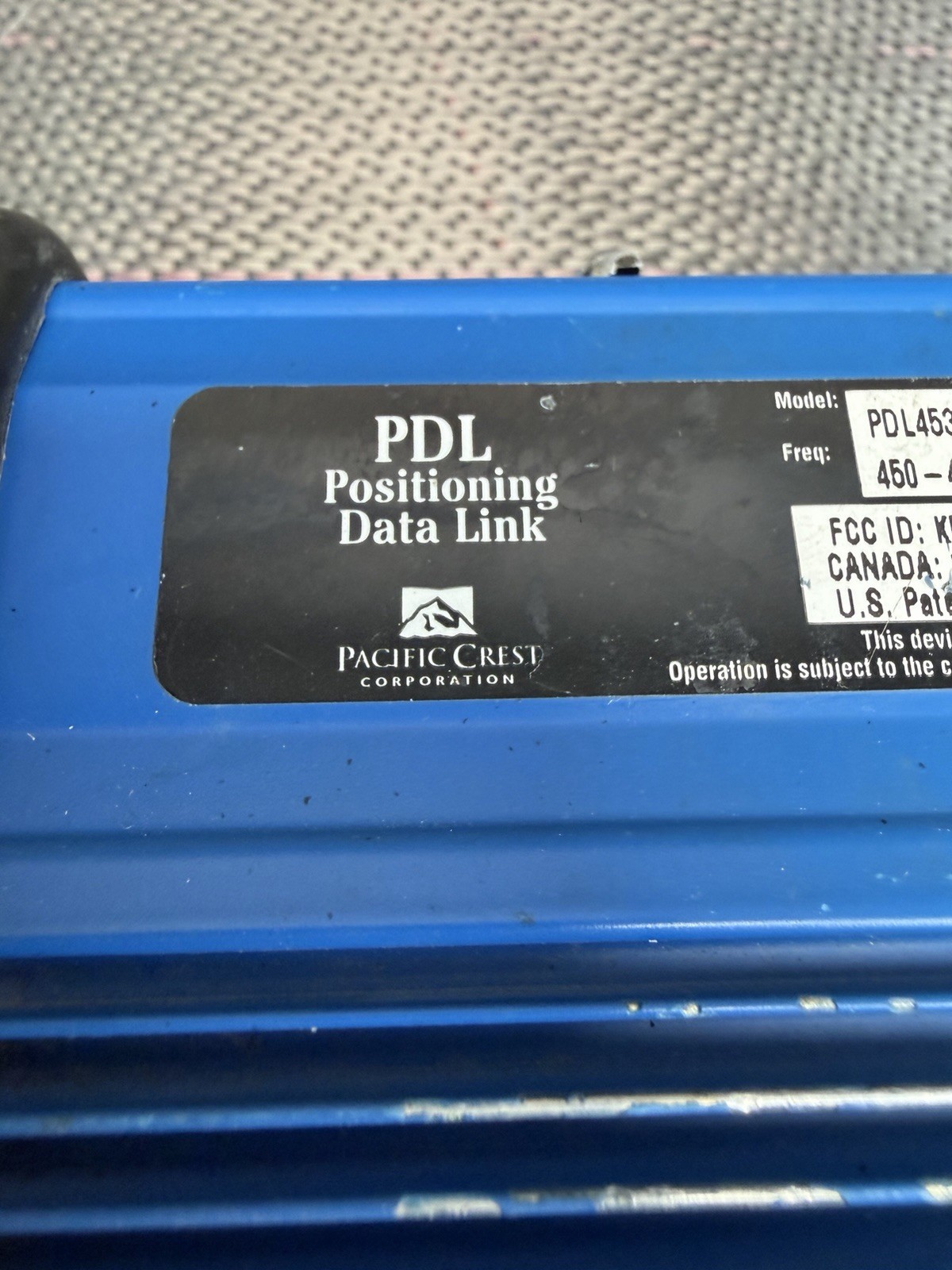 Pacific Crest PDL4535 Positioning Data Link 450-470 MHz A01336 *Ships Fast*