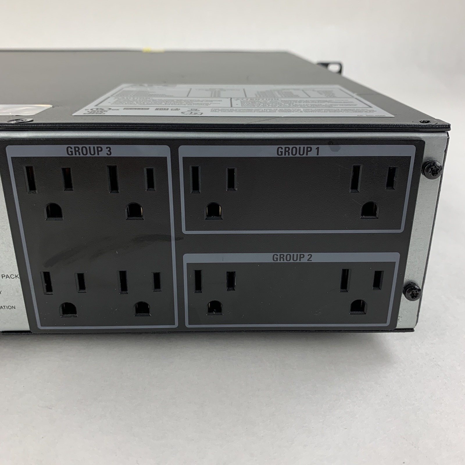 APC SMX1500RM2UCNC Battery Backup UPS Tested w/ AP9641 No Batt No Caddy