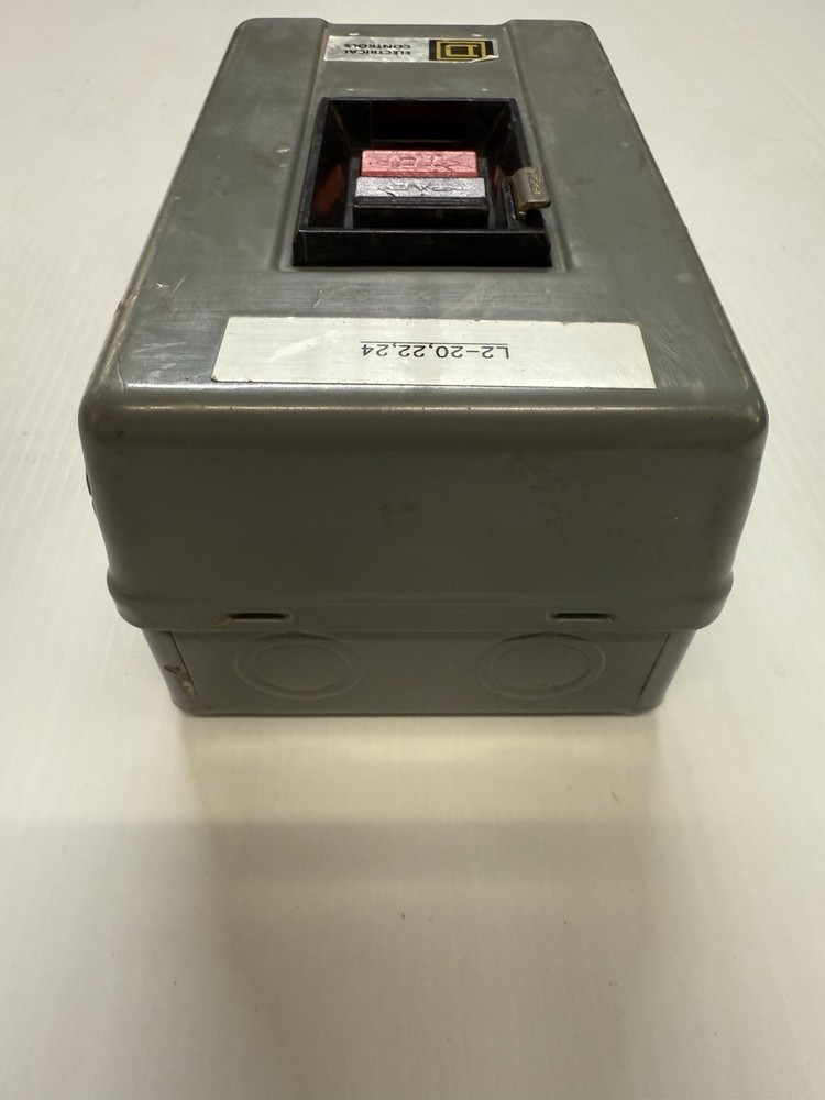 Square D Manual Starter Relay Control Box 2510 5 hp Max