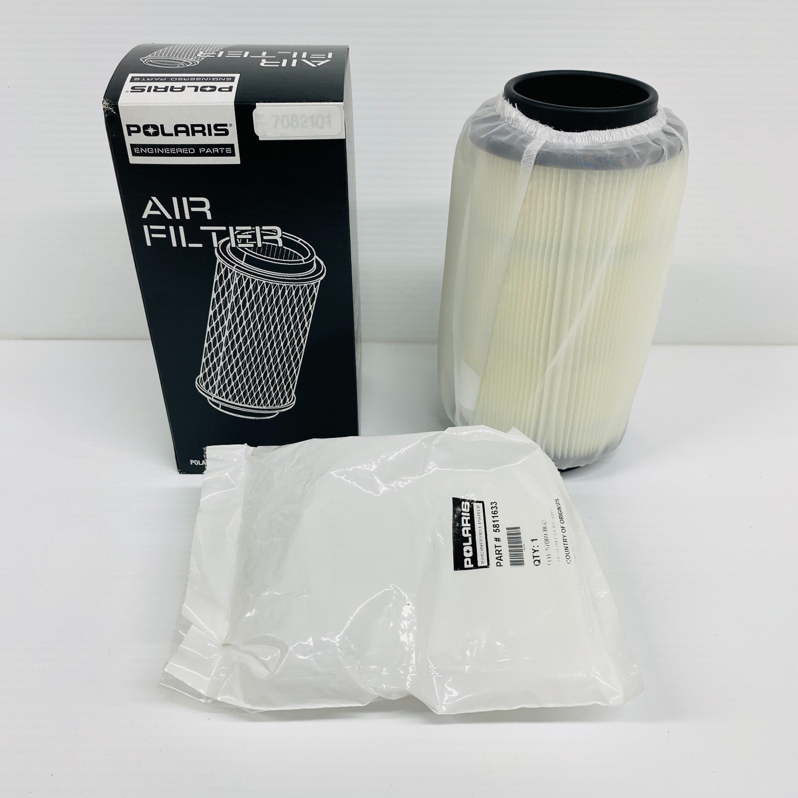 OEM Polaris Air Filter 7083107 with Sleeve 5811633 - Sportsman 450 500 570 850