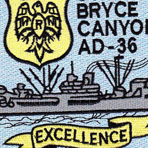 AD-36 USS Bryce Canyon Patch - A Version