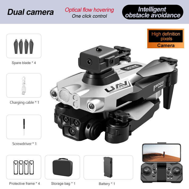 LU200 Drone WIFI FPV Optical Flow 4K Dual Camera Obstacle Avoidance Quadcopter