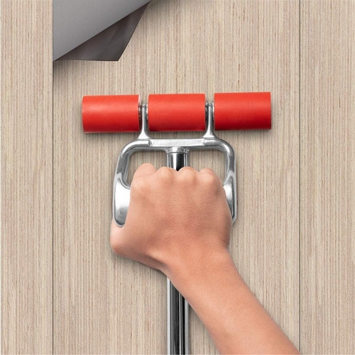 POWERTEC Extendable Floor and Wall 17"-27" Extendable, Silver/Red
