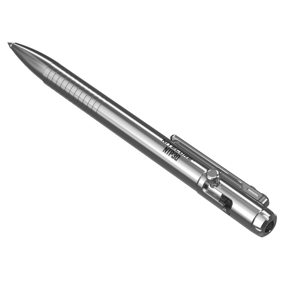 NITECORE NTP30 Titanium Bidirectional Bolt-Action Tactical Pen