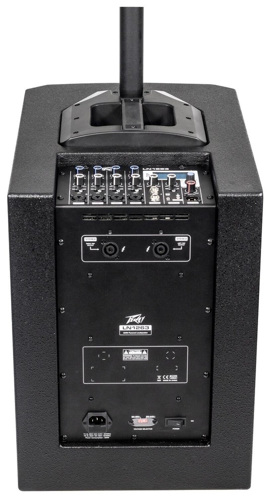 Peavey LN 1263 Column Array 1,200W Powered Column Loudspeaker / 12" Subwoofer