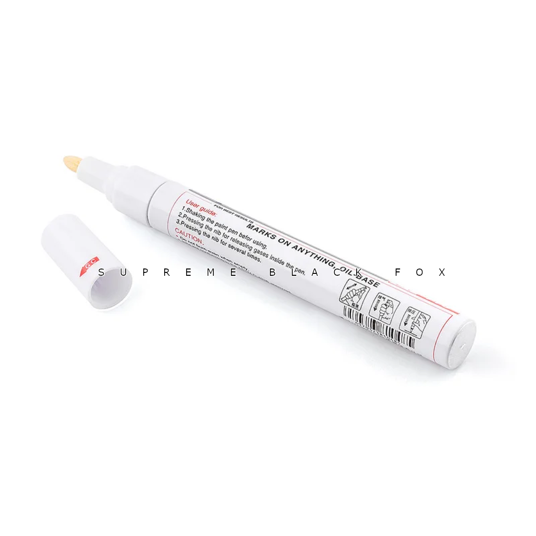 White Paint Marker Pen Tire Letters Waterproof Permanent Lettering Rubber Ink