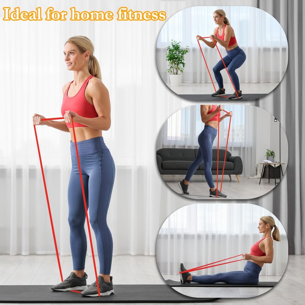 8 Pcs Resistance Bands 15-35 Lbs Pull up Assistance Bands Exercise Workout fo...