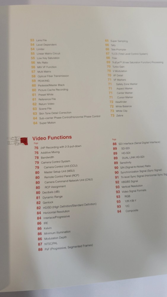 Professional Sony Camera Technology Guide Manual 2007 HAD Sensor Hyper Power HAD