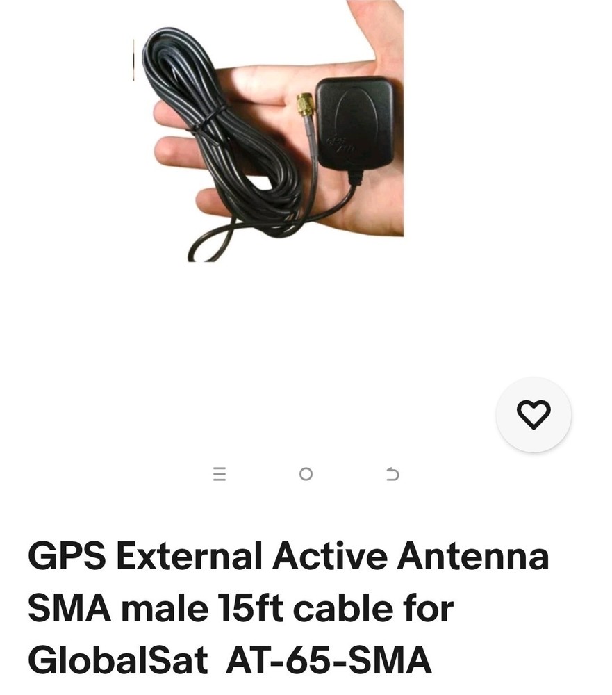 GPS Active Antenna SMA Connector Global Sat