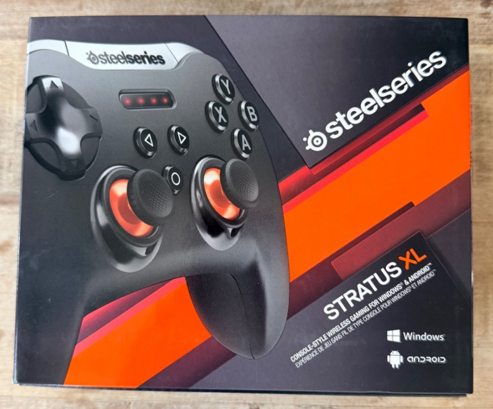 SteelSeries Stratus XL Wireless Controller Windows Android Bluetooth Black NEW