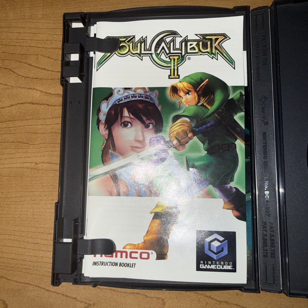 Original Authentic Case, Manual, and Inserts _ Soul Calibur II Disc Doesn’t Work