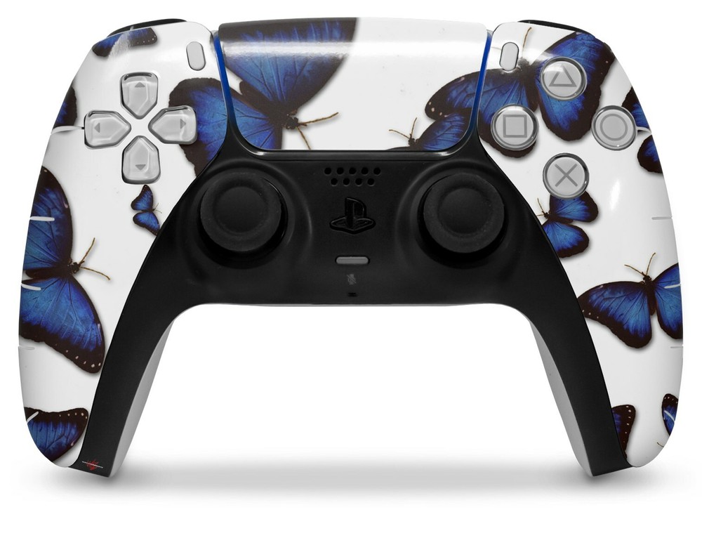Skin Sony PS5 Controller Butterflies Blue