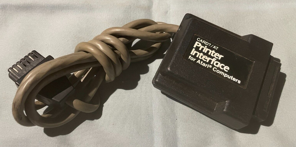 MPP CARD?/AT - Atari 400/800/XL/XE Computer Parallel Printer Interface Cable